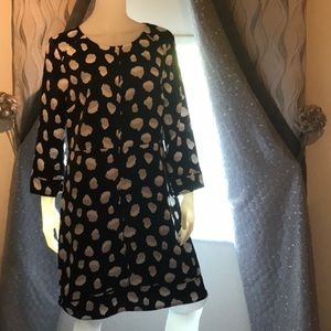 Banana Republic Black Silk Dress
